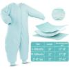 imageRESTCLOUD Baby Sleep Bag with Feet Winter Wearable Blanket with Legs Sack for Toddler Thicken 25 TOGBlue