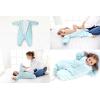 imageRESTCLOUD Baby Sleep Bag with Feet Winter Wearable Blanket with Legs Sack for Toddler Thicken 25 TOGBlue