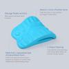 imageRESTCLOUD Back Stretcher for Back Pain Relief Back Stretching Cushion Chronic Lumbar Support Pillow Helps with Spinal Stenosis Herniated Disc and Sciatica Nerve Pain Relief Lumbar StretcherBlue