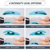 imageRESTCLOUD Back Stretcher for Back Pain Relief Lower Back Stretcher Back Stretching Cushion Lumbar Stretcher Device Helps with Spinal Stenosis Herniated Disc Sciatica NerveSky Blue
