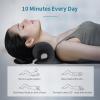 imageRESTCLOUD Comfortable Neck Stretcher for Neck Pain Relief Neck and Shoulder Relaxer Cervical Neck Traction Device for TMJ Pain Relief and Muscle Relax Cervical Spine Alignment Chiropractic PillowBlack