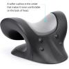 imageRESTCLOUD Comfortable Neck Stretcher for Neck Pain Relief Neck and Shoulder Relaxer Cervical Neck Traction Device for TMJ Pain Relief and Muscle Relax Cervical Spine Alignment Chiropractic PillowBlack