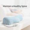 imageRESTCLOUD Neck Pillows for Pain Relief Sleeping Neck Roll Pillow Neck Cervical Pillows for Stiff Neck Pain Relief Bed Pillow Height and Firm AdjustableBlue