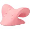 imageRESTCLOUD Neck and Shoulder Relaxer Cervical Traction Device for TMJ Pain Relief and Cervical Spine Alignment Chiropractic Pillow Neck StretcherPinkPink