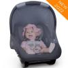 imageSummer Baby Car Seat Cover  2in1 Breathable Carseat Sun Shade ampamp Mosquito Net  UV Protection Lightweight Canopy Covers for Infant Unisex  Bug Net Mesh for Spring ampamp Summer Warm Weather GrayPink