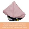 imageWinter Carseat Cover for Baby  Infant Car Seat Cover Baby  Doona Accessories  Winter Car Seat Canopy for Boys ampamp Girls  New Born Essentials Must Haves for Cold Weather  Warm ampamp Thick Fleece PinkPink  Canopy