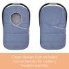 imageWinter Carseat Cover for Baby  Infant Car Seat Cover Baby  Doona Accessories  Winter Car Seat Canopy for Boys ampamp Girls  New Born Essentials Must Haves for Cold Weather  Warm ampamp Thick Fleece PinkBlue