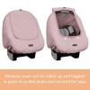 imageWinter Carseat Cover for Baby  Infant Car Seat Cover Baby  Doona Accessories  Winter Car Seat Canopy for Boys ampamp Girls  New Born Essentials Must Haves for Cold Weather  Warm ampamp Thick Fleece PinkPink  Canopy