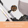 imageliuliuby Baby Stroller Fan with Clip  Clip On Fan for Baby Car Seat  Portable ampamp Rechargeable with Durable Clamp  Stroller Accessories  Small Cooling USB Chargeable Battery Jet BlackJet Black