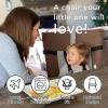 imageliuliuby Compact Travel High Chair  Portable High Chair for Baby  Baby Travel Essential Harness Seat  Must Haves for Vacations Restaurants Family Visits with Babies  Portable Highchair Seat