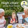 imageliuliuby Compact Travel High Chair  Portable High Chair for Baby  Baby Travel Essential Harness Seat  Must Haves for Vacations Restaurants Family Visits with Babies  Portable Highchair Seat