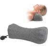 imageRESTCLOUD Neck Pillows for Pain Relief Sleeping Neck Roll Pillow Neck Cervical Pillows for Stiff Neck Pain Relief Bed Pillow Height and Firm AdjustableDark Grey