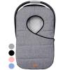 imageWinter Carseat Cover for Baby  Infant Car Seat Cover Baby  Doona Accessories  Winter Car Seat Canopy for Boys ampamp Girls  New Born Essentials Must Haves for Cold Weather  Warm ampamp Thick Fleece PinkGray