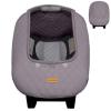 imageWinter Carseat Cover for Baby  Infant Car Seat Cover Baby  Doona Accessories  Winter Car Seat Canopy for Boys ampamp Girls  New Born Essentials Must Haves for Cold Weather  Warm ampamp Thick Fleece PinkGray  Canopy