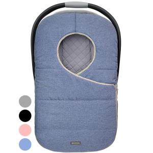 imageWinter Carseat Cover for Baby  Infant Car Seat Cover Baby  Doona Accessories  Winter Car Seat Canopy for Boys ampamp Girls  New Born Essentials Must Haves for Cold Weather  Warm ampamp Thick Fleece PinkBlue