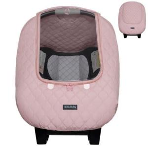 imageWinter Carseat Cover for Baby  Infant Car Seat Cover Baby  Doona Accessories  Winter Car Seat Canopy for Boys ampamp Girls  New Born Essentials Must Haves for Cold Weather  Warm ampamp Thick Fleece PinkPink  Canopy