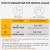 imageRESTCLOUD Neck Brace for Neck Pain and Support Neck Support Brace Adjustable Cervical Collar Gray 3quot Tall 195quot Long3 Tall  195 Long