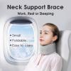 imageRESTCLOUD Neck Brace for Neck Pain and Support Neck Support Brace Adjustable Cervical Collar Gray 3quot Tall 195quot Long35 Tall  215 Long