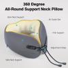 imageRESTCLOUD Plane Neck Pillow Travel Neck Pillow for Sleeping on Airplanes Flight and Car with AllRounded Neck Support LargeLarge
