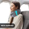 imageRESTCLOUD Plane Neck Pillow Travel Neck Pillow for Sleeping on Airplanes Flight and Car with AllRounded Neck Support LargeSmall