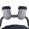 imageliuliuby CozyMitts  Insulated Stroller GlovesStroller Hand Muff  Stroller Accessories for Winter  Water Repellent Stroller Mittens for Freezing Cold Weather  Hand Warmers Heather Gray