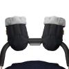 imageliuliuby CozyMitts  Insulated Stroller GlovesStroller Hand Muff  Stroller Accessories for Winter  Water Repellent Stroller Mittens for Freezing Cold Weather  Hand Warmers Black