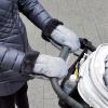 imageliuliuby CozyMitts  Insulated Stroller GlovesStroller Hand Muff  Stroller Accessories for Winter  Water Repellent Stroller Mittens for Freezing Cold Weather  Hand Warmers Heather Gray