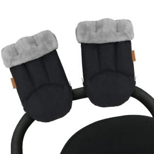 imageliuliuby CozyMitts  Insulated Stroller GlovesStroller Hand Muff  Stroller Accessories for Winter  Water Repellent Stroller Mittens for Freezing Cold Weather  Hand Warmers Black